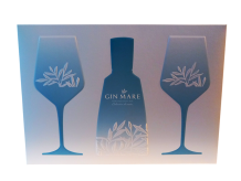 Gin Mare giftset + 2 COPA glazen 42,7% 70cl