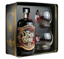 The Demon's Share 12Y Panama Rum giftbox 41% 70cl + 2 glazen